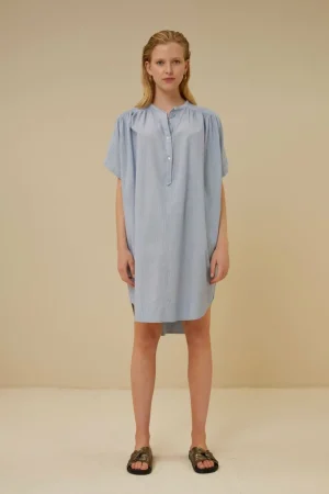 By bar Jurken<Amber Pin Stripe Dress