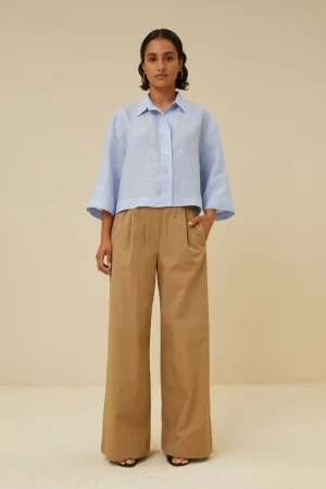 By bar Co-Ord Sets<Benice Pinstripe Blouse
