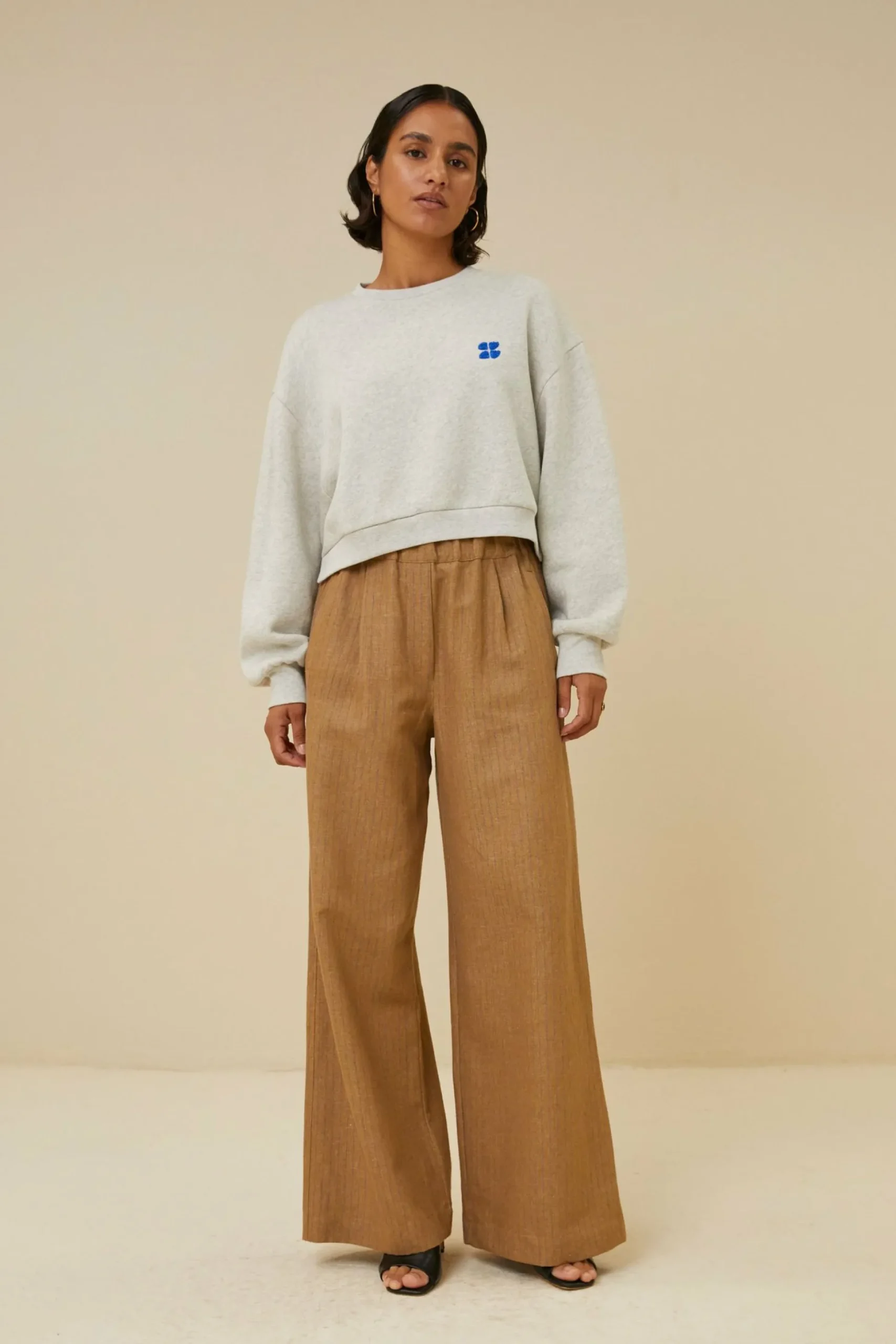 By bar Broeken<Benji Italian Stripe Pant