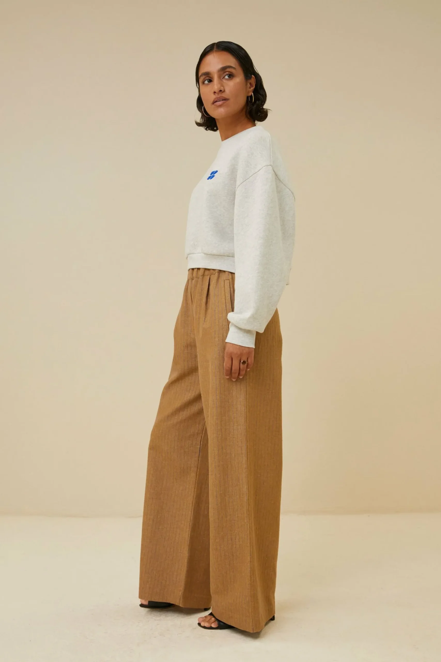 By bar Broeken<Benji Italian Stripe Pant