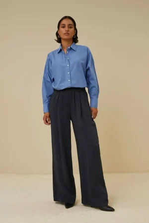 By bar Broeken<Benji Satin Stripe Pant