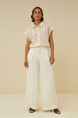 By bar Blouses<Bieke Gloss Stripe Blouse