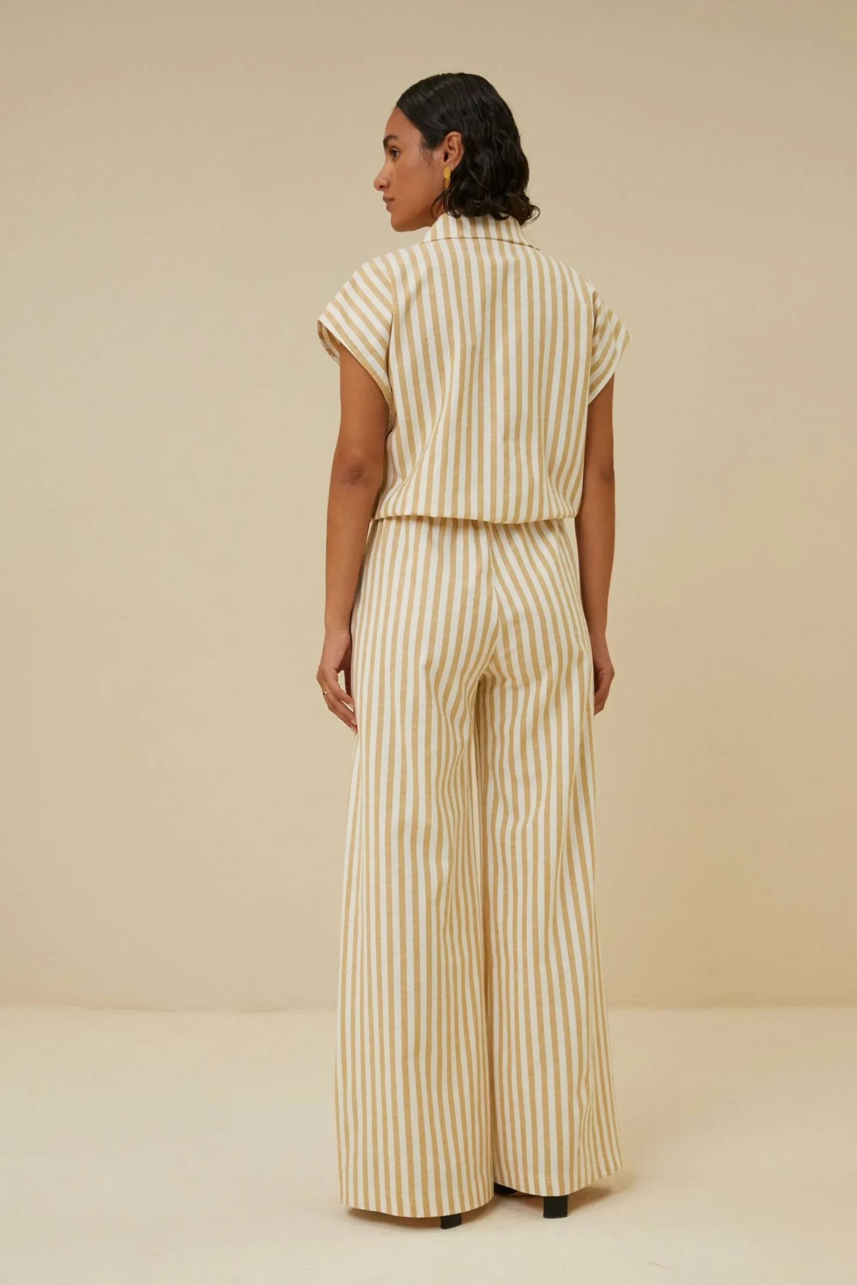 By bar Co-Ord Sets<Bieke Linen Stripe Blouse
