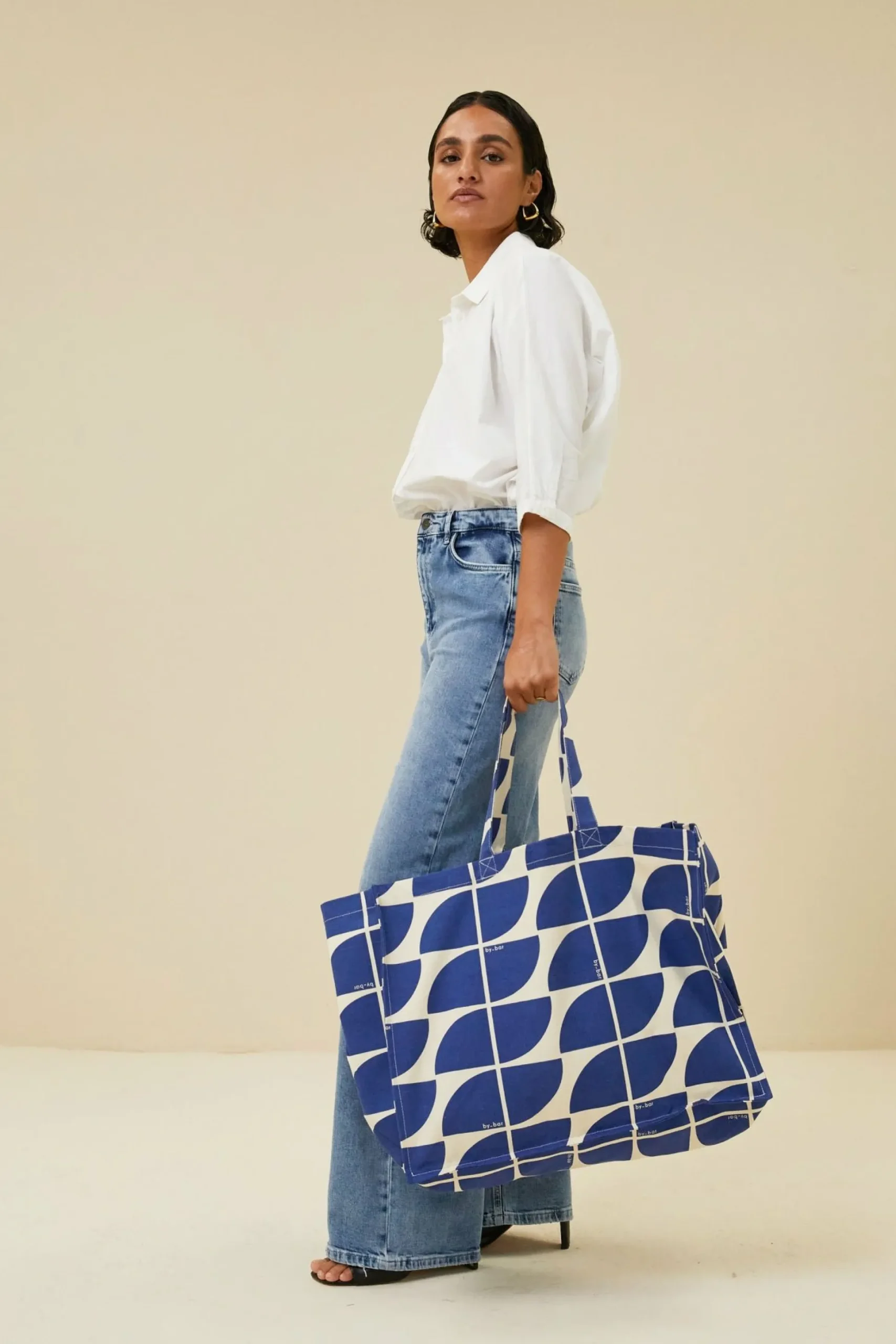 By bar Tassen<Canvas Bag Logo L