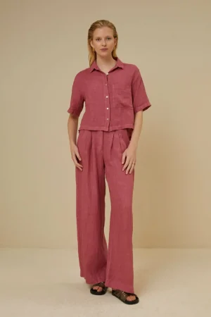 By bar Blouses<Cris Linen Blouse