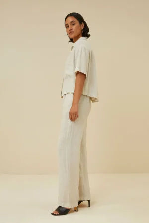 By bar Blouses<Cris Linen Blouse