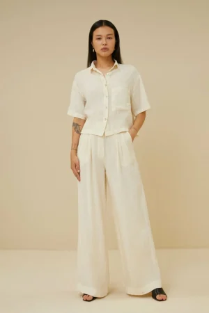 By bar Blouses<Cris Linen Blouse
