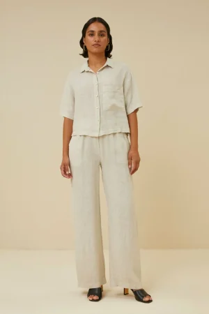 By bar Co-Ord Sets<Cris Linen Blouse