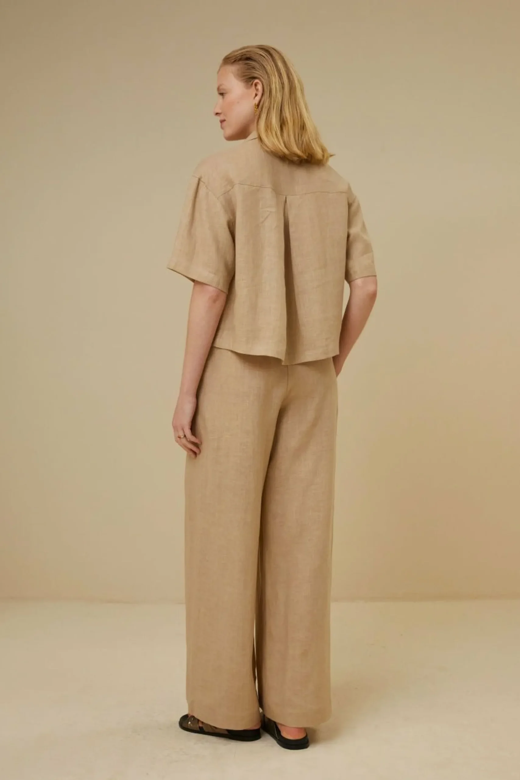 By bar Co-Ord Sets<Cris Linen Blouse