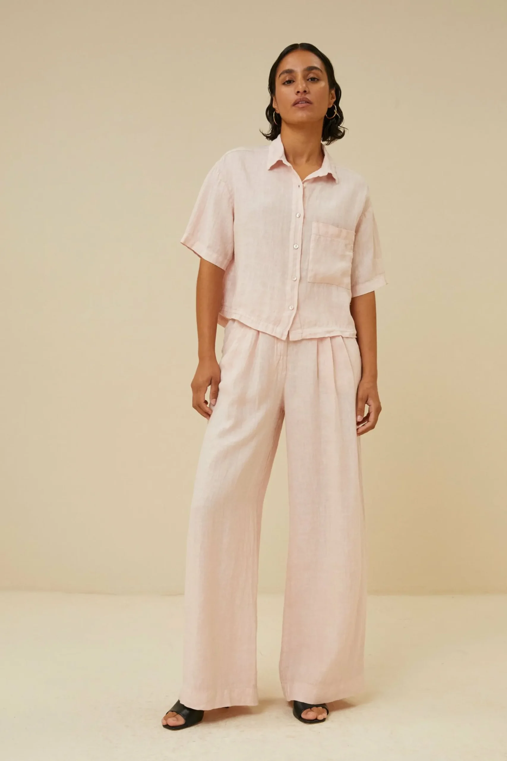 By bar Blouses<Cris Linen Blouse