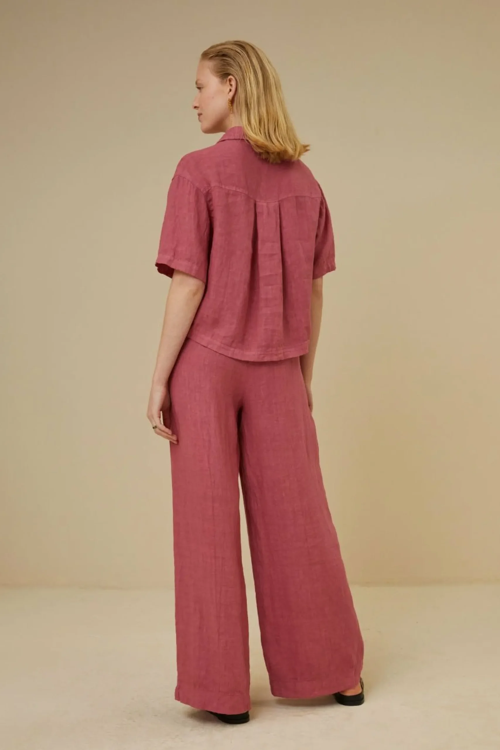 By bar Co-Ord Sets<Cris Linen Blouse