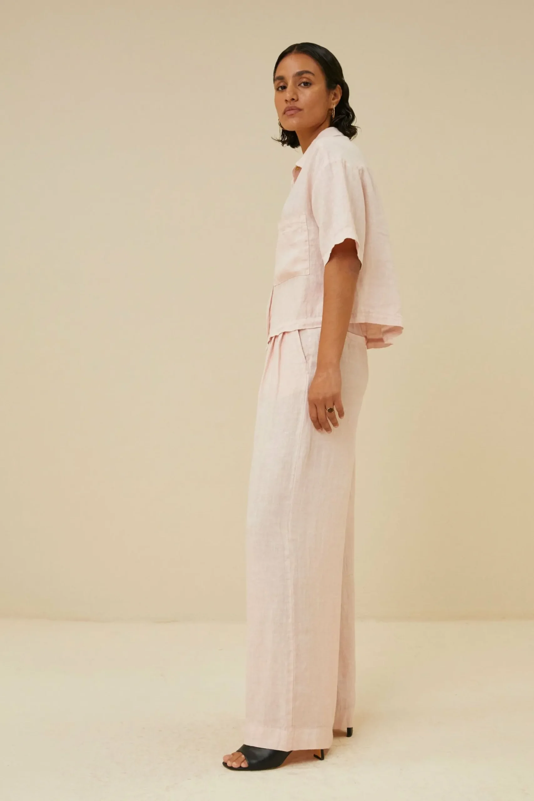 By bar Blouses<Cris Linen Blouse