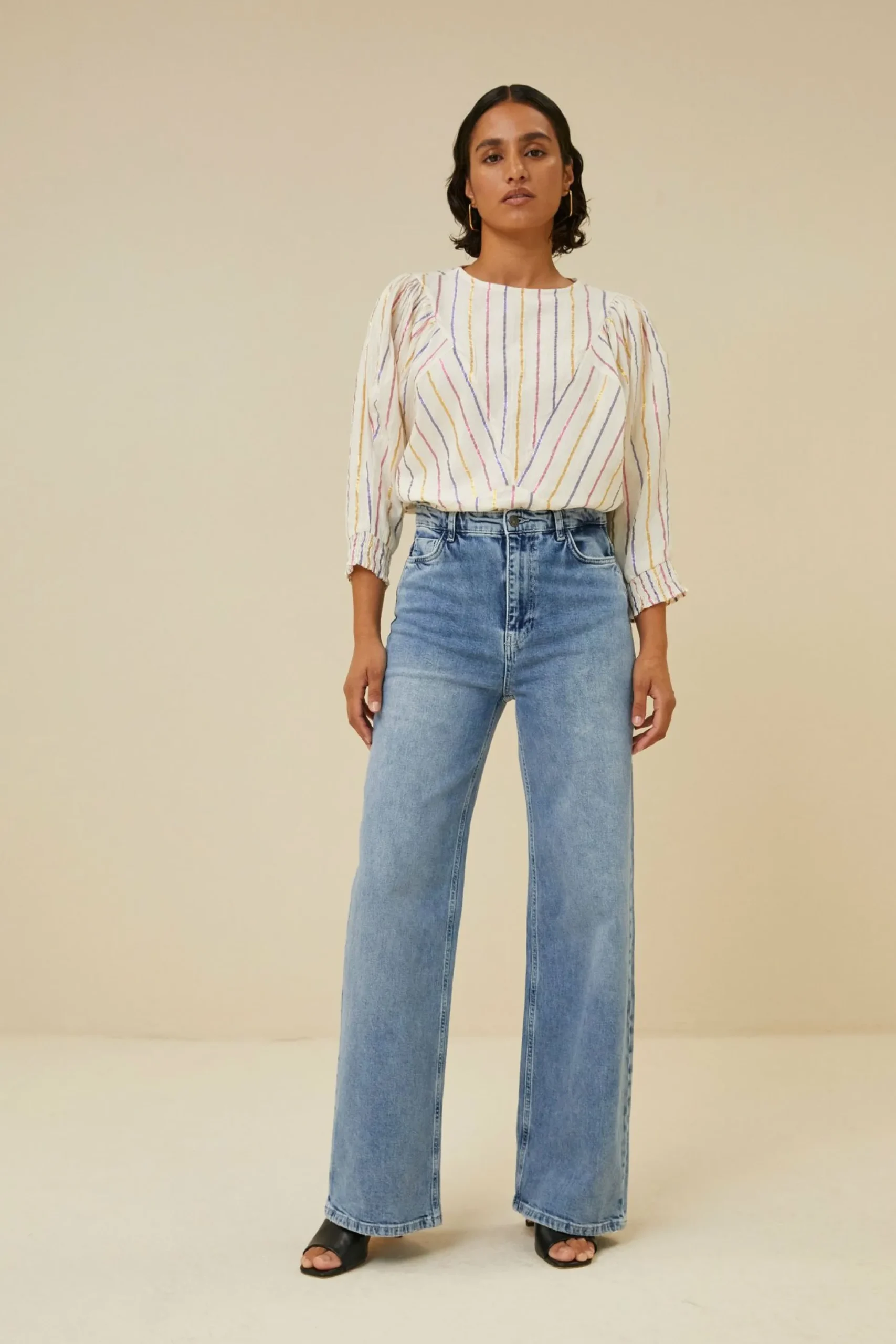 By bar Blouses<Dua La Stripe Blouse