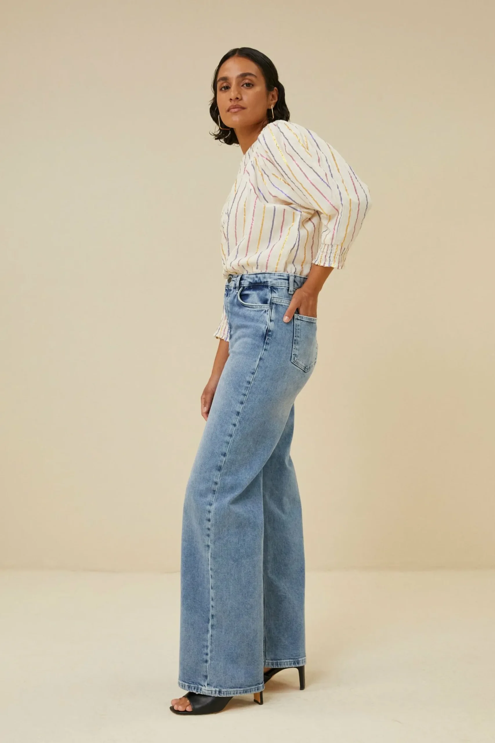 By bar Blouses<Dua La Stripe Blouse