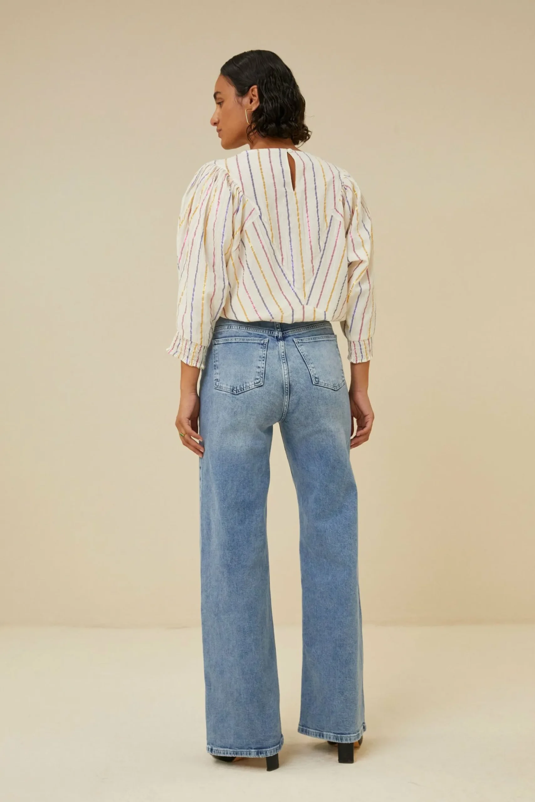 By bar Blouses<Dua La Stripe Blouse