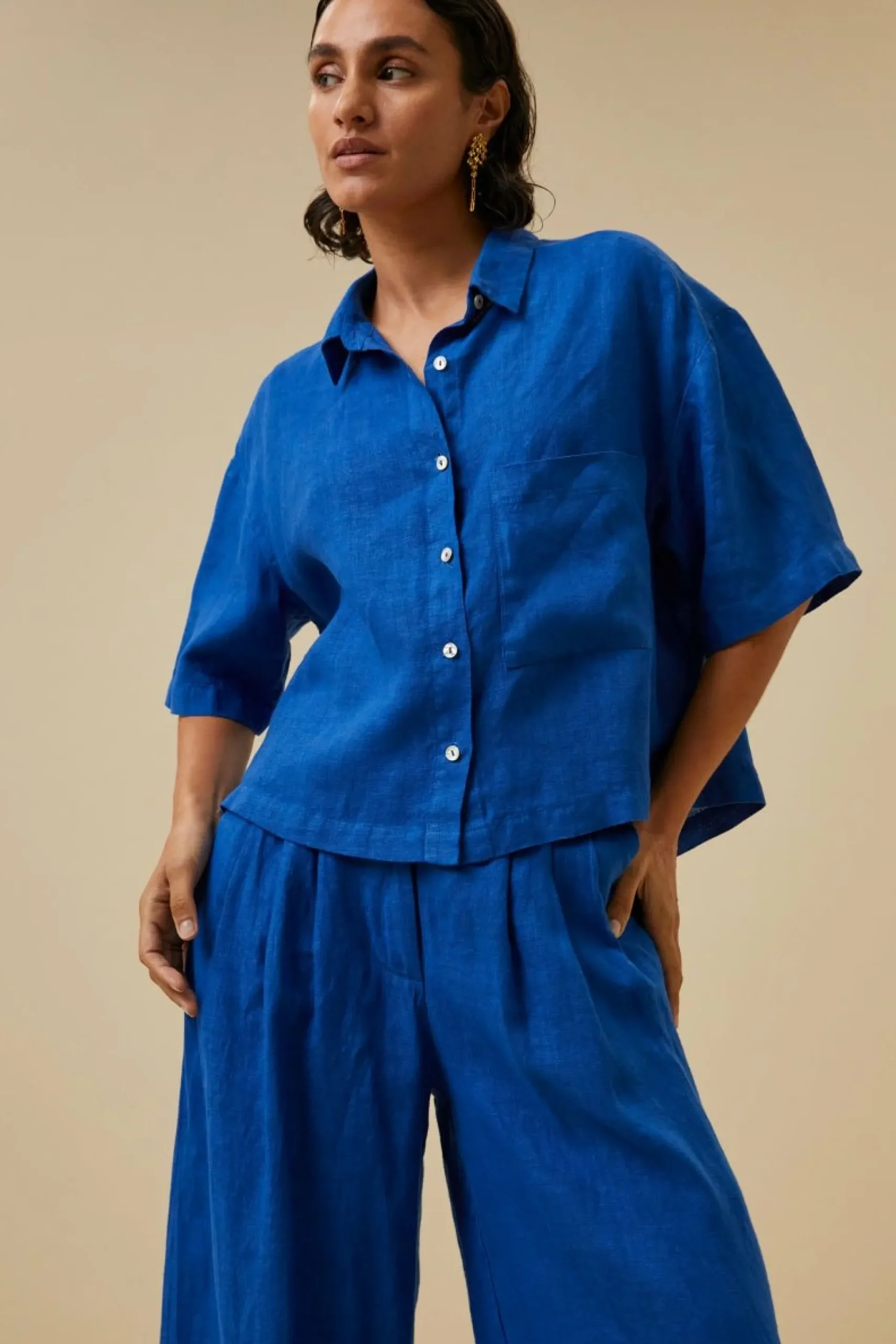 By bar Co-Ord Sets<Eli Linen Pant