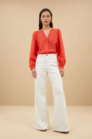 By bar Broeken<Femme Organic Twill Pant