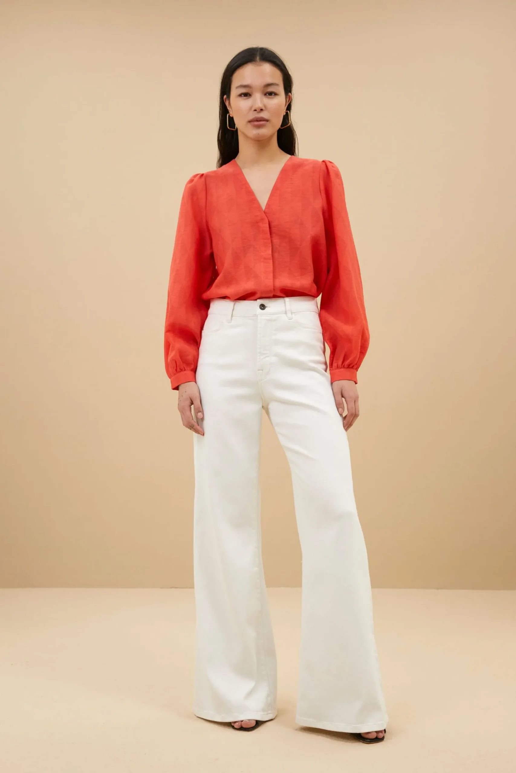 By bar Broeken<Femme Organic Twill Pant