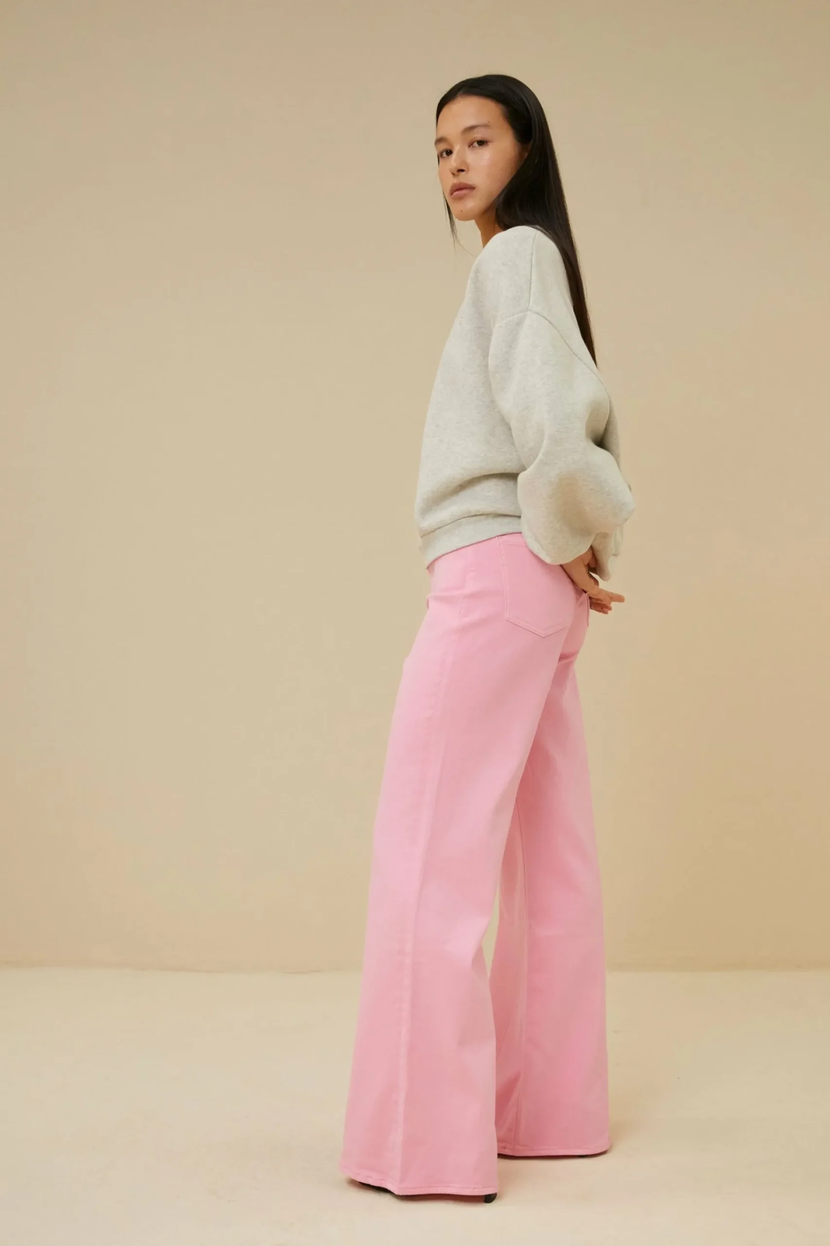 By bar Broeken<Femme Organic Twill Pant