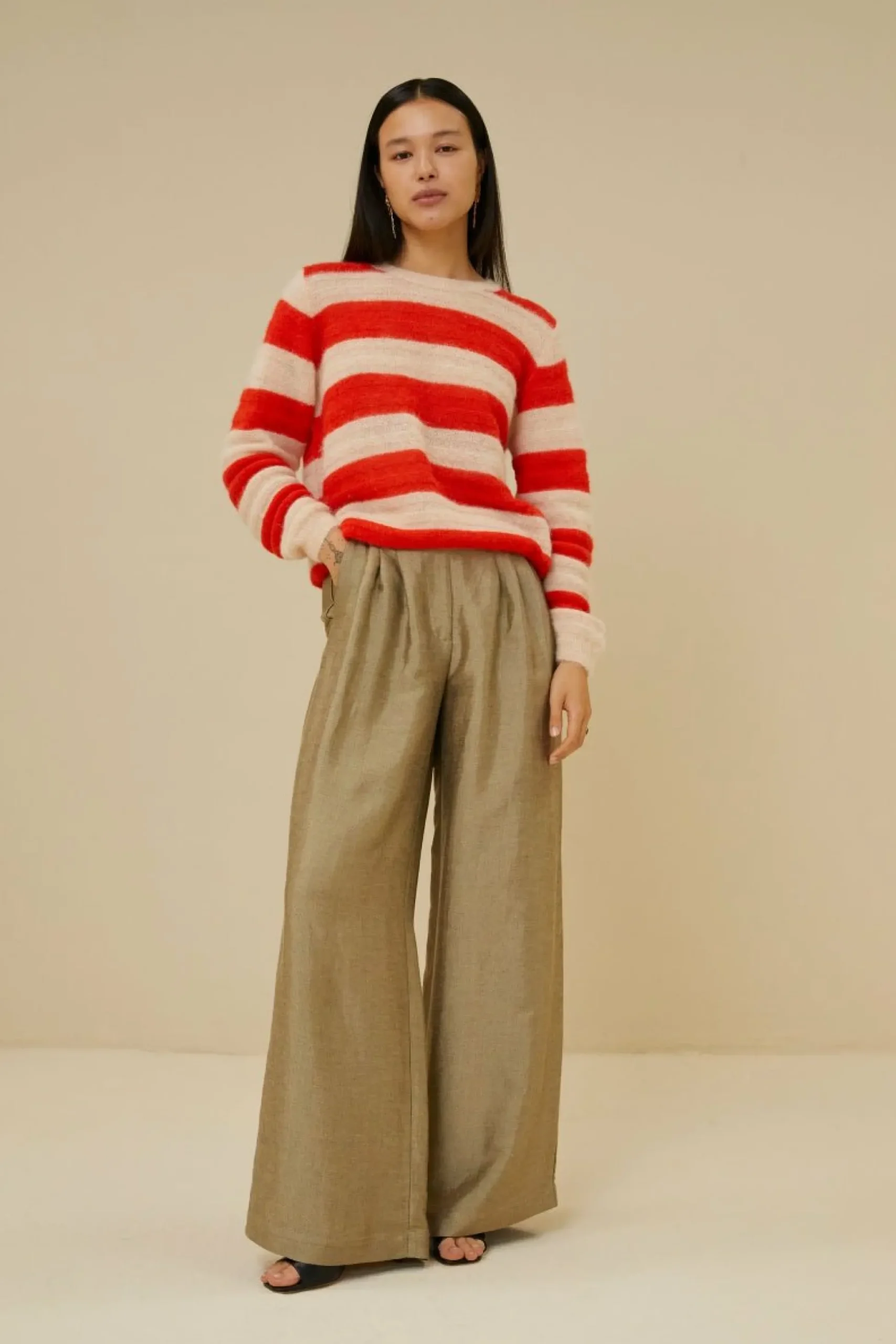 By bar Truien<Gwen Big Stripe Pullover