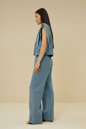 By bar Jassen<Jane Sleeveless Denim Jacket