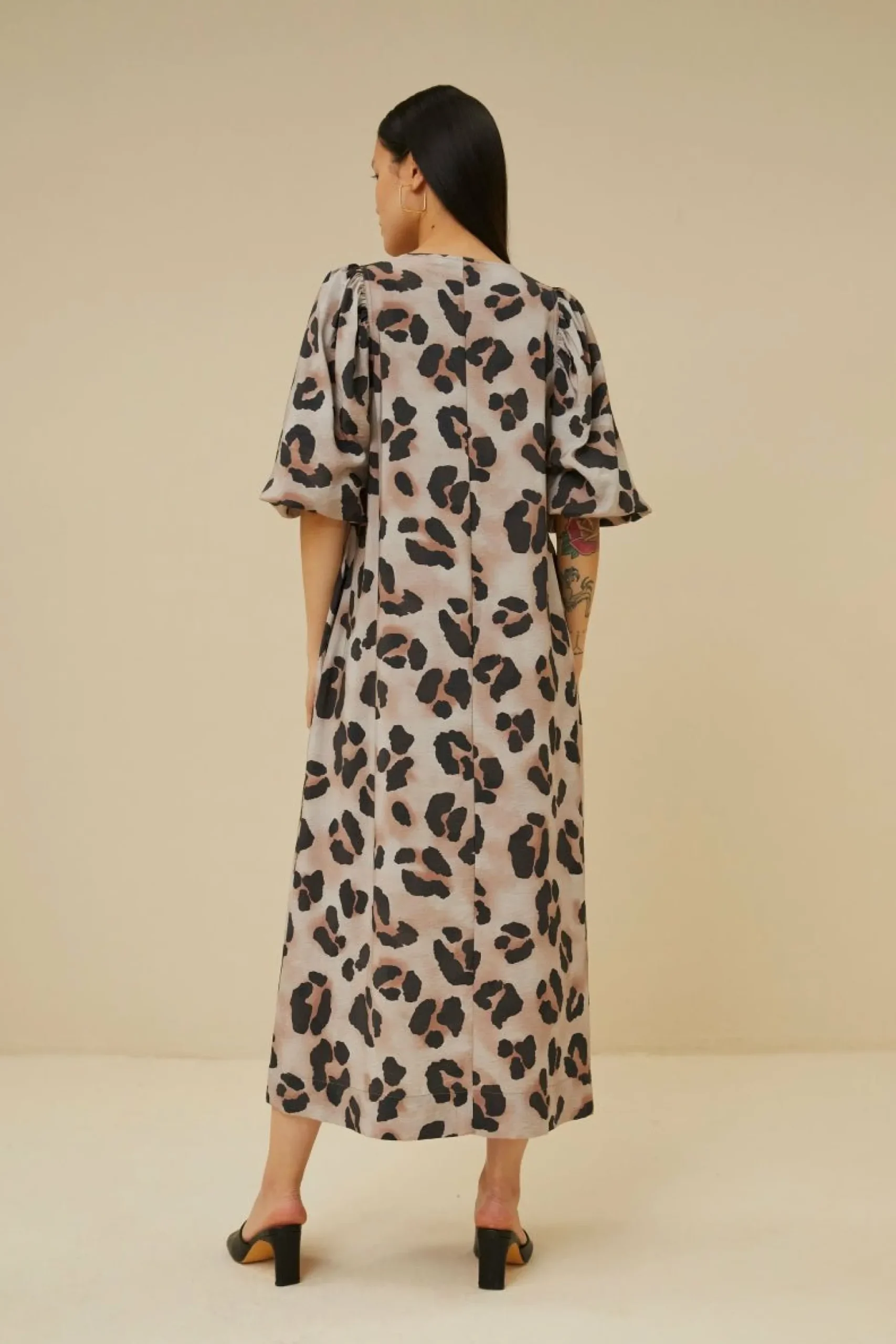 By bar Jurken<Juta Cheetah Dress