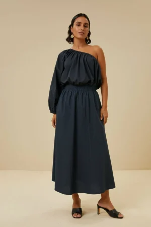 By bar Rokken<Juta Poplin Skirt