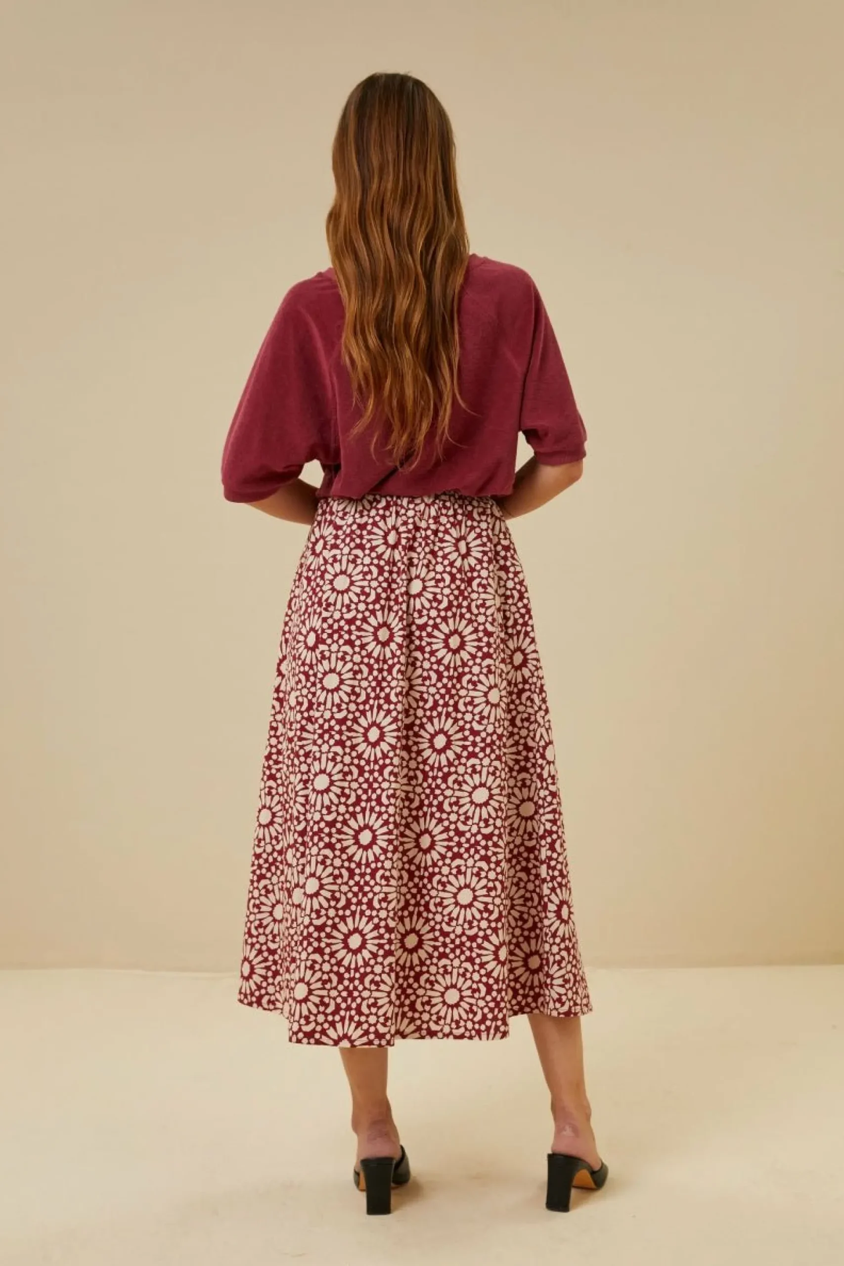 By bar Co-Ord Sets<Juta Sunflower Skirt