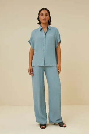 By bar Blouses<Karly Satin Stripe Blouse