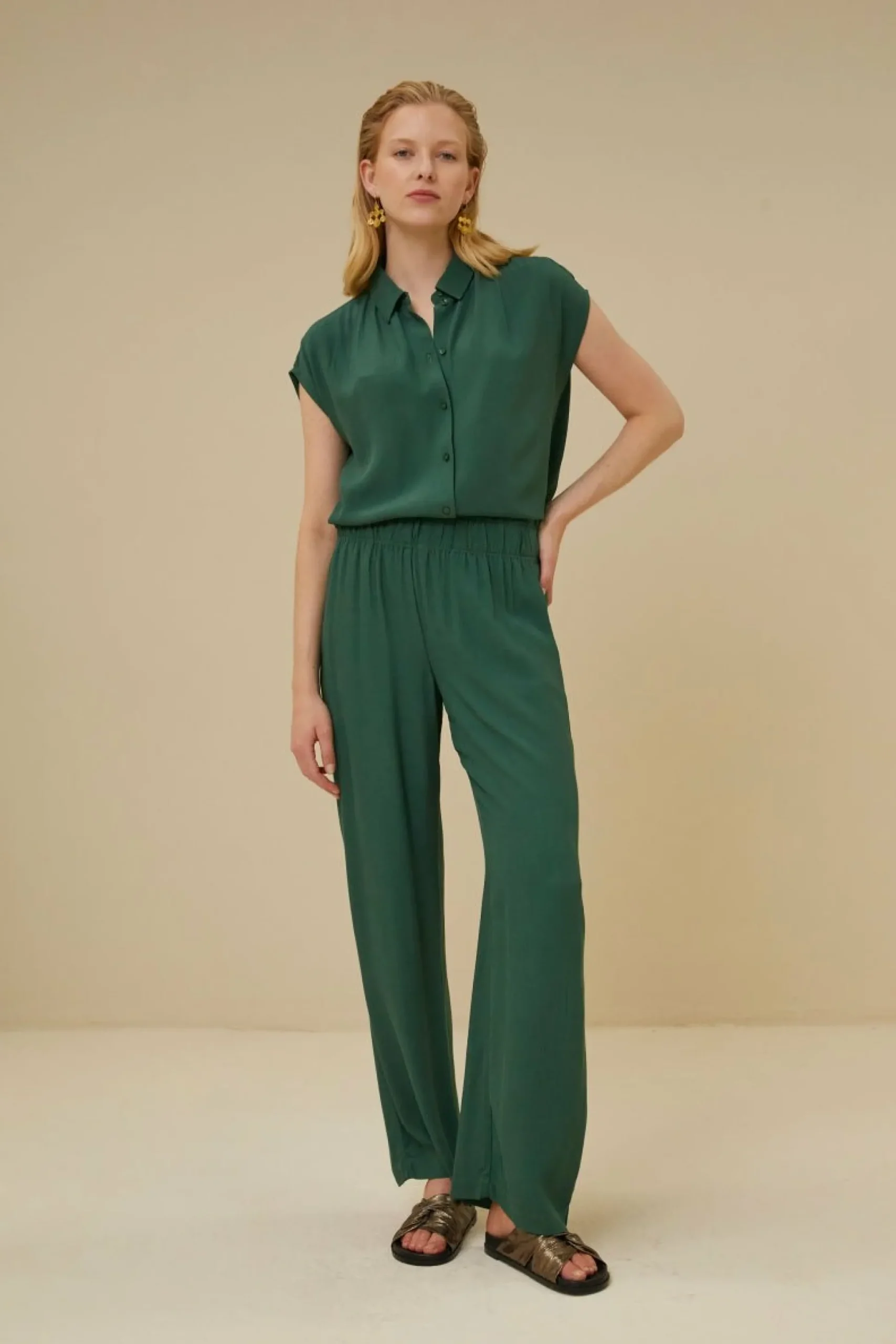 By bar Blouses<Kiek Viscose Top