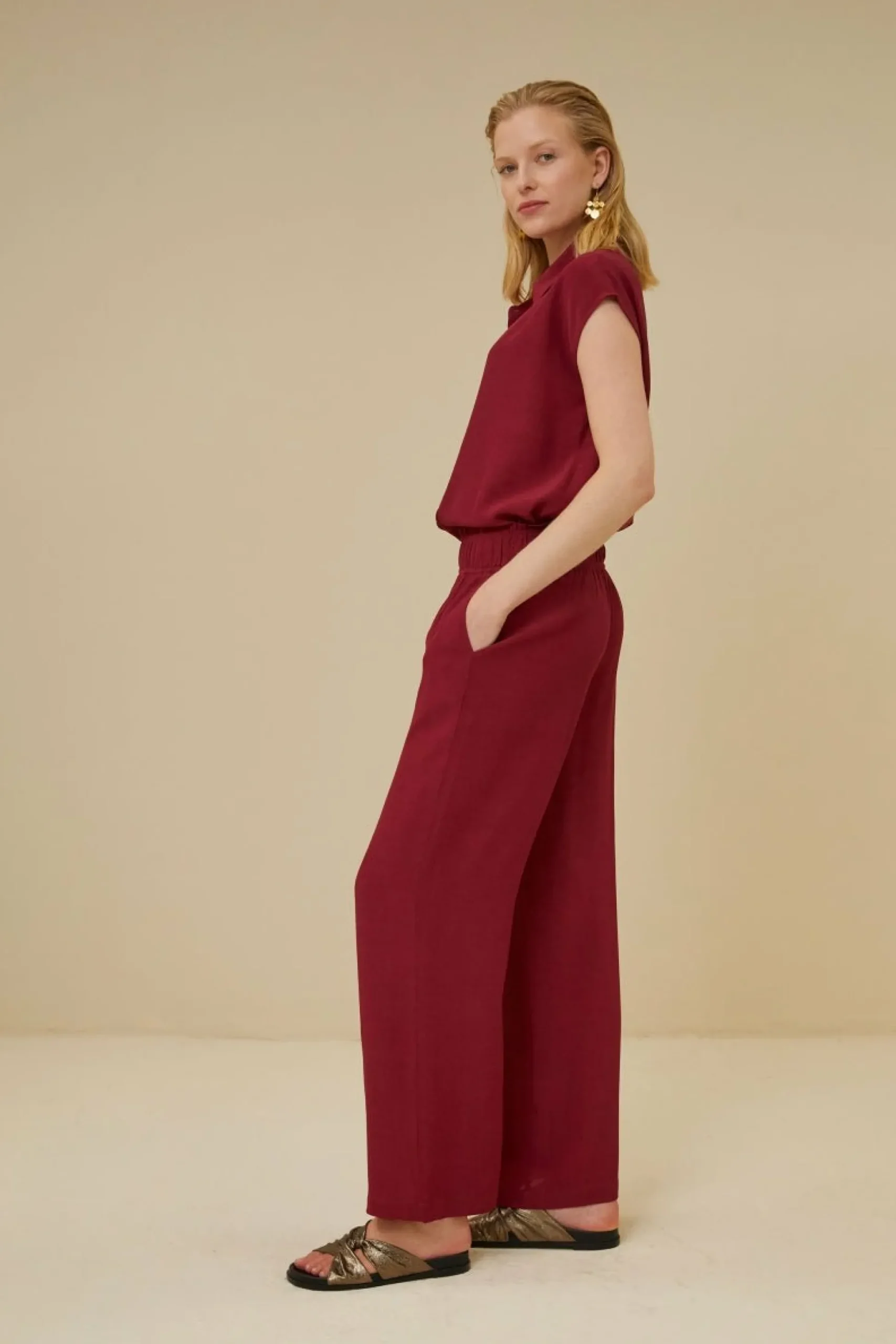 By bar Blouses<Kiek Viscose Top