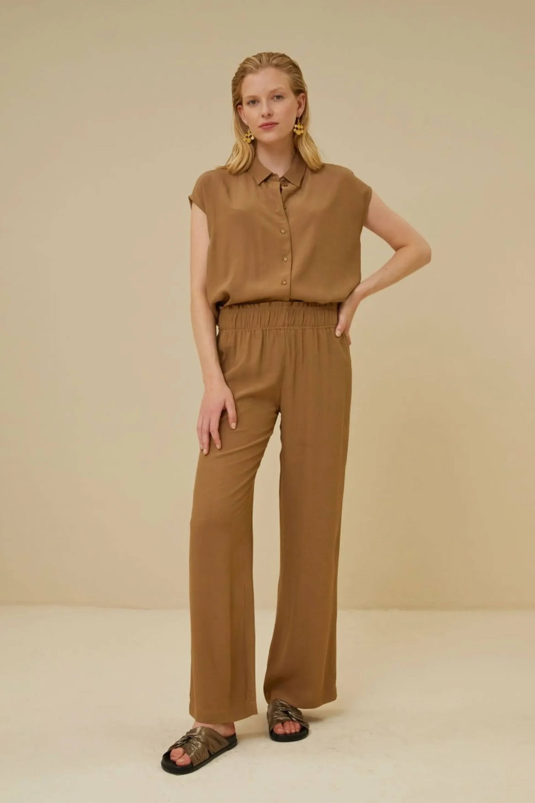 By bar Blouses<Kiek Viscose Top