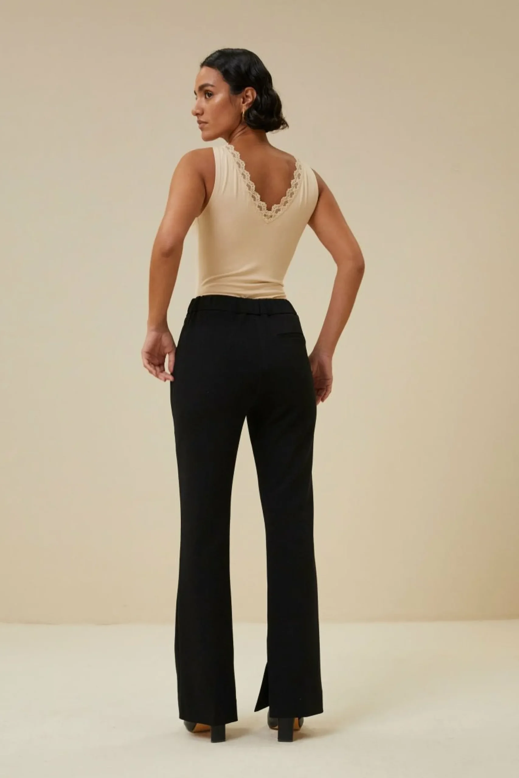 By bar Tops & Shirts<Lace Singlet