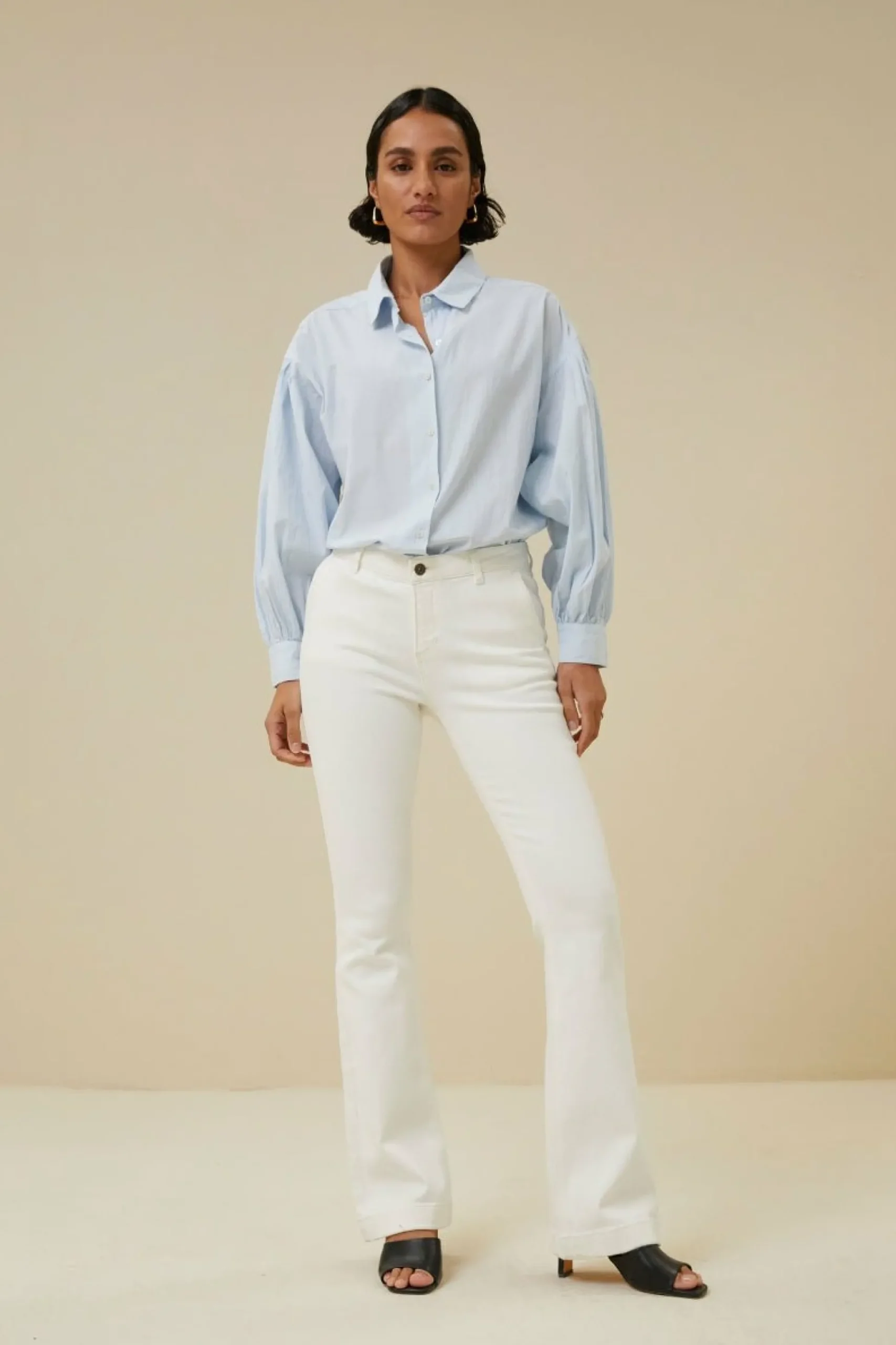 By bar Broeken<Leila Pant Twill T