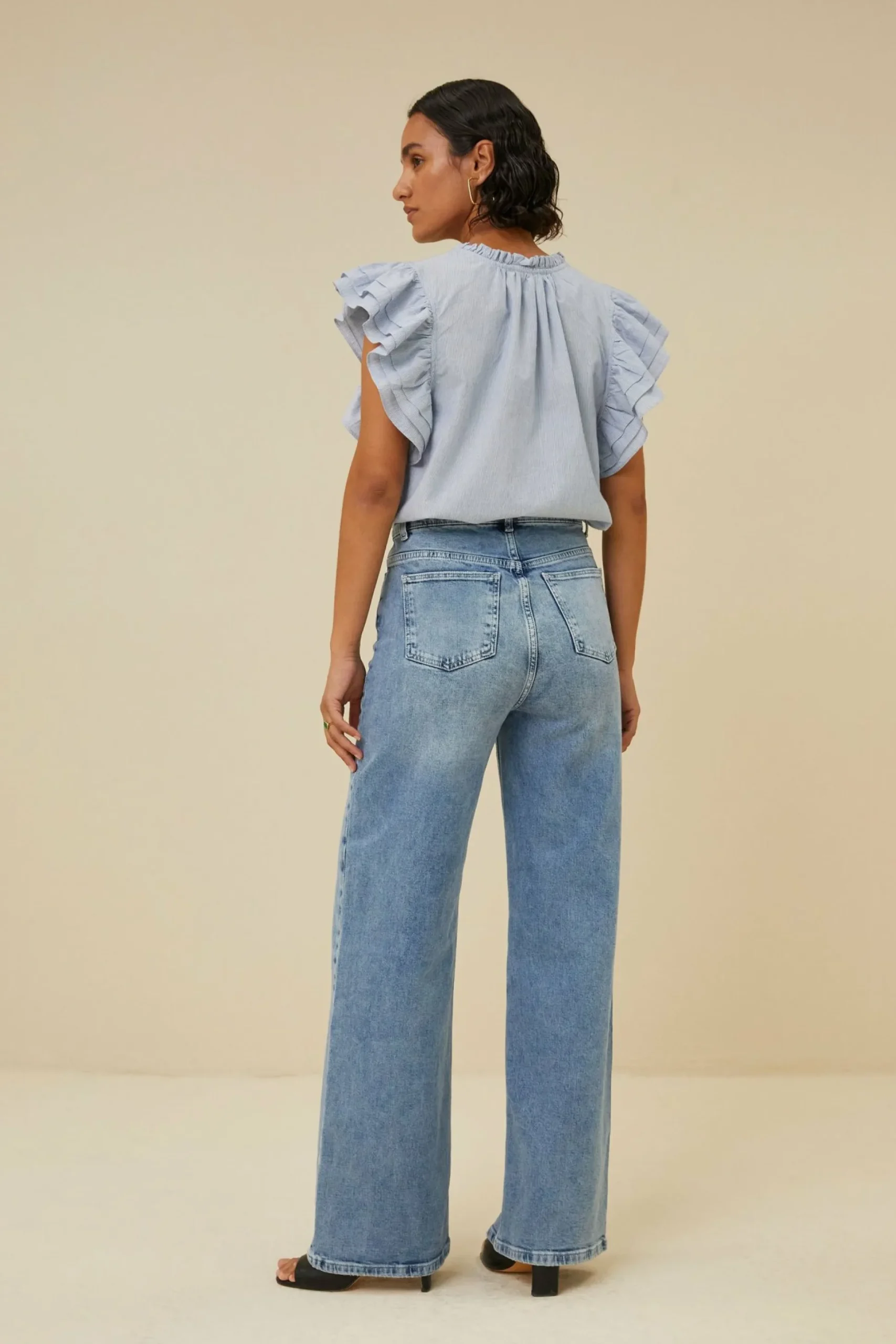 By bar Blouses<Lila Pin Stripe Blouse