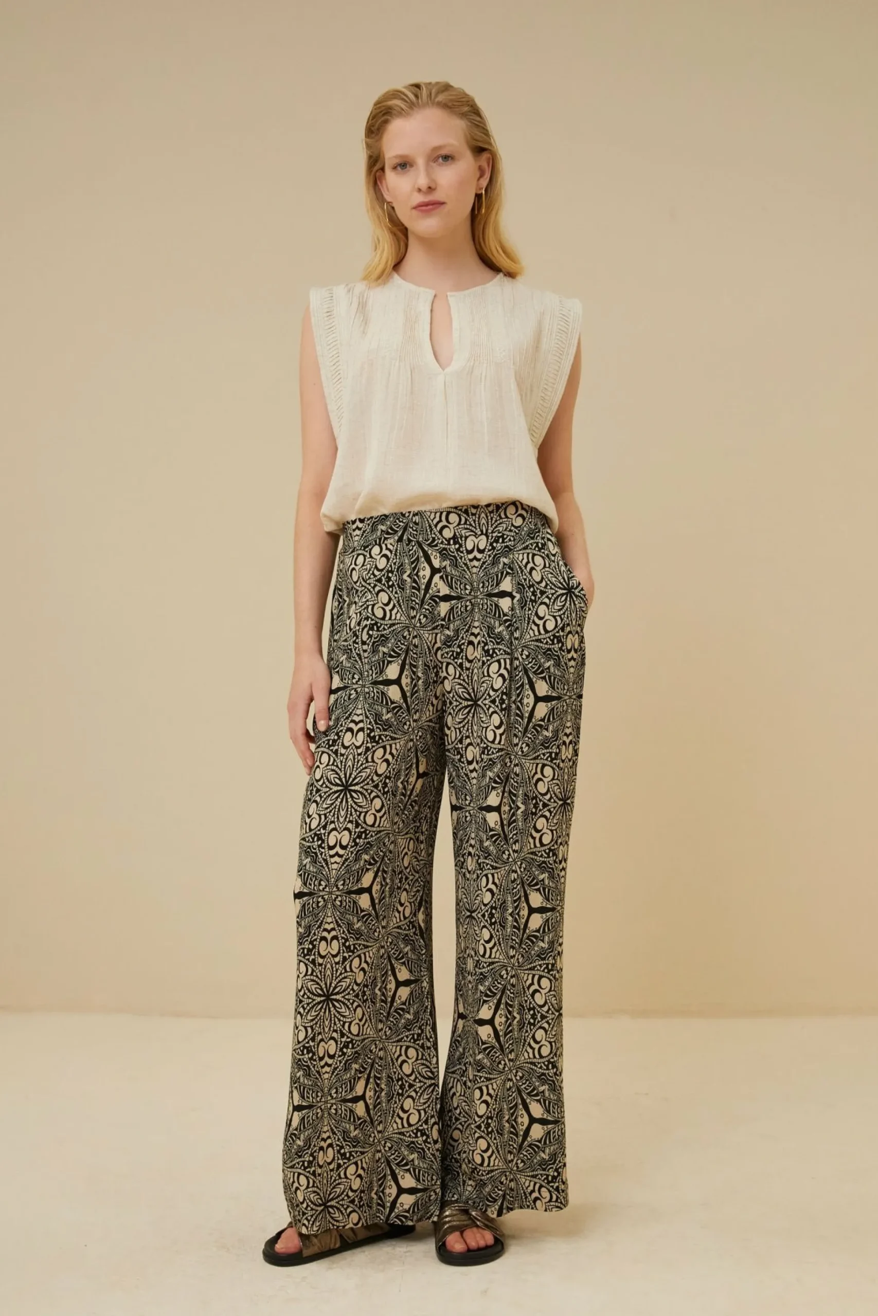 By bar Blouses<Lina Slub Blouse
