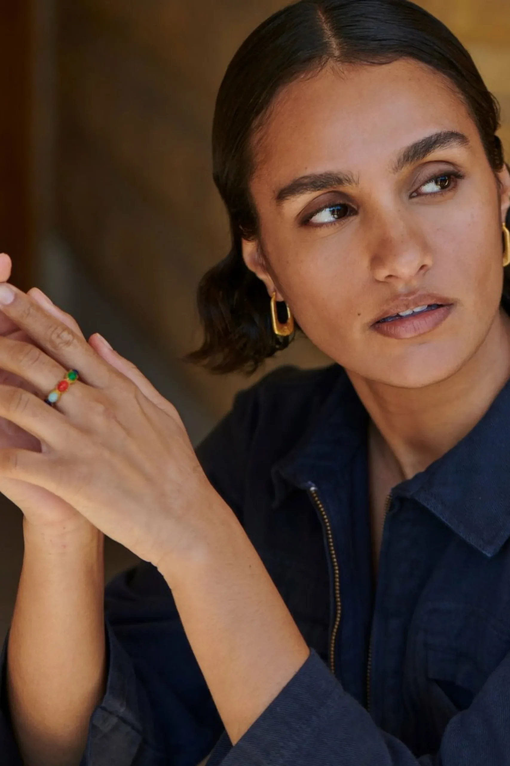 By bar Oorbellen<Lou Earring