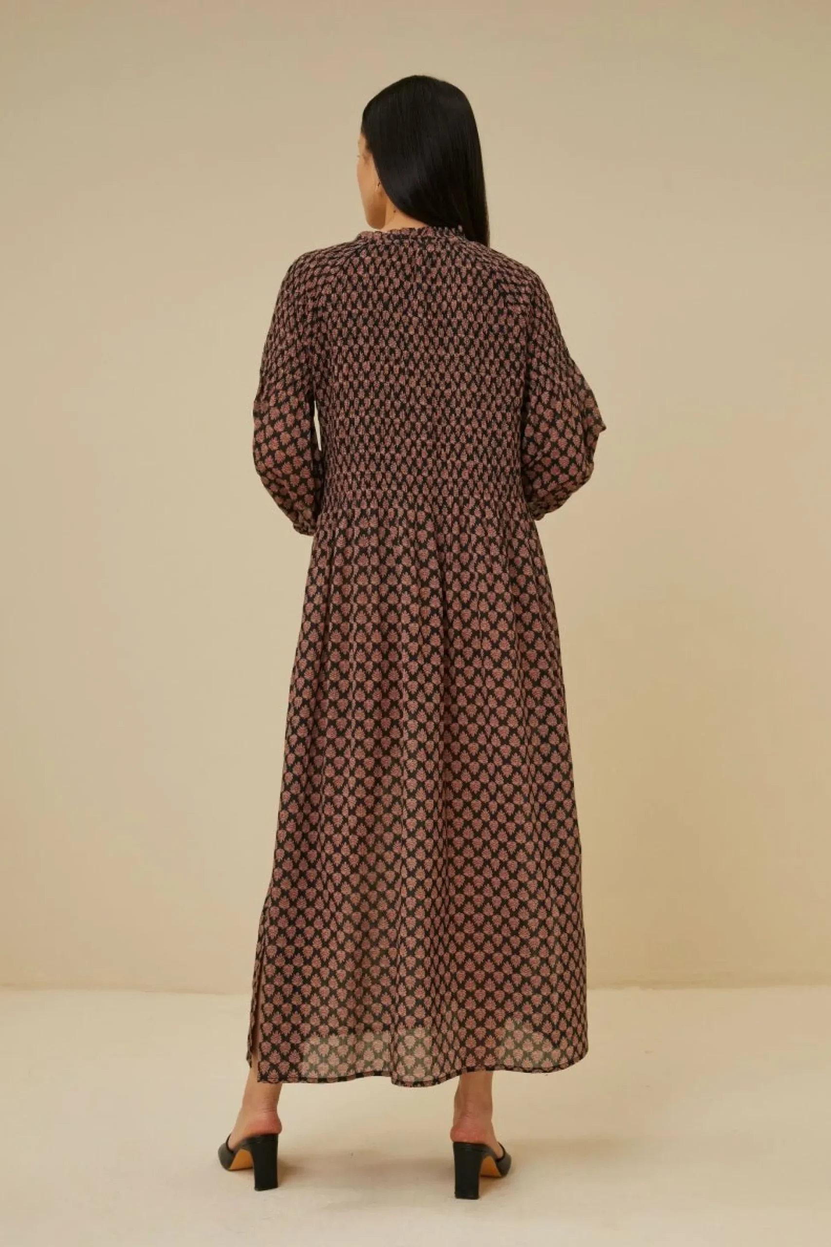 By bar Jurken<Loulou Leaf Dress