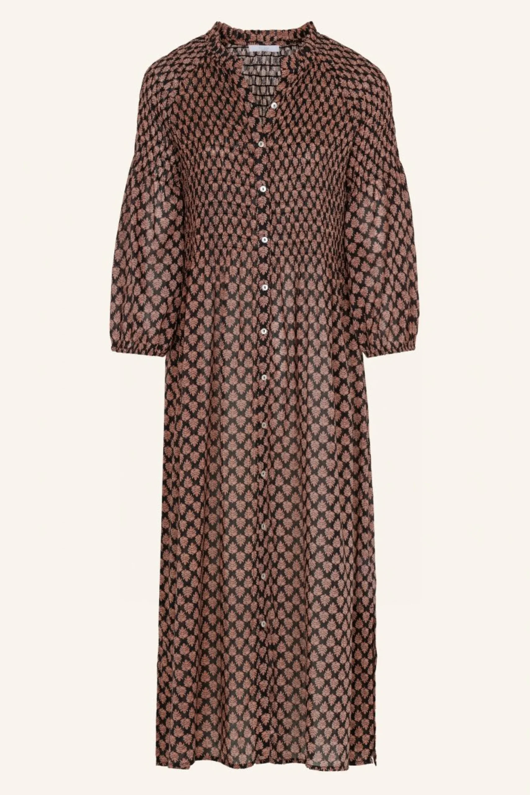 By bar Jurken<Loulou Leaf Dress