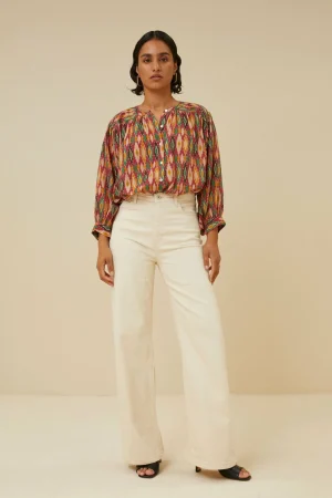 By bar Blouses<Lucy Summer Ikat Blouse