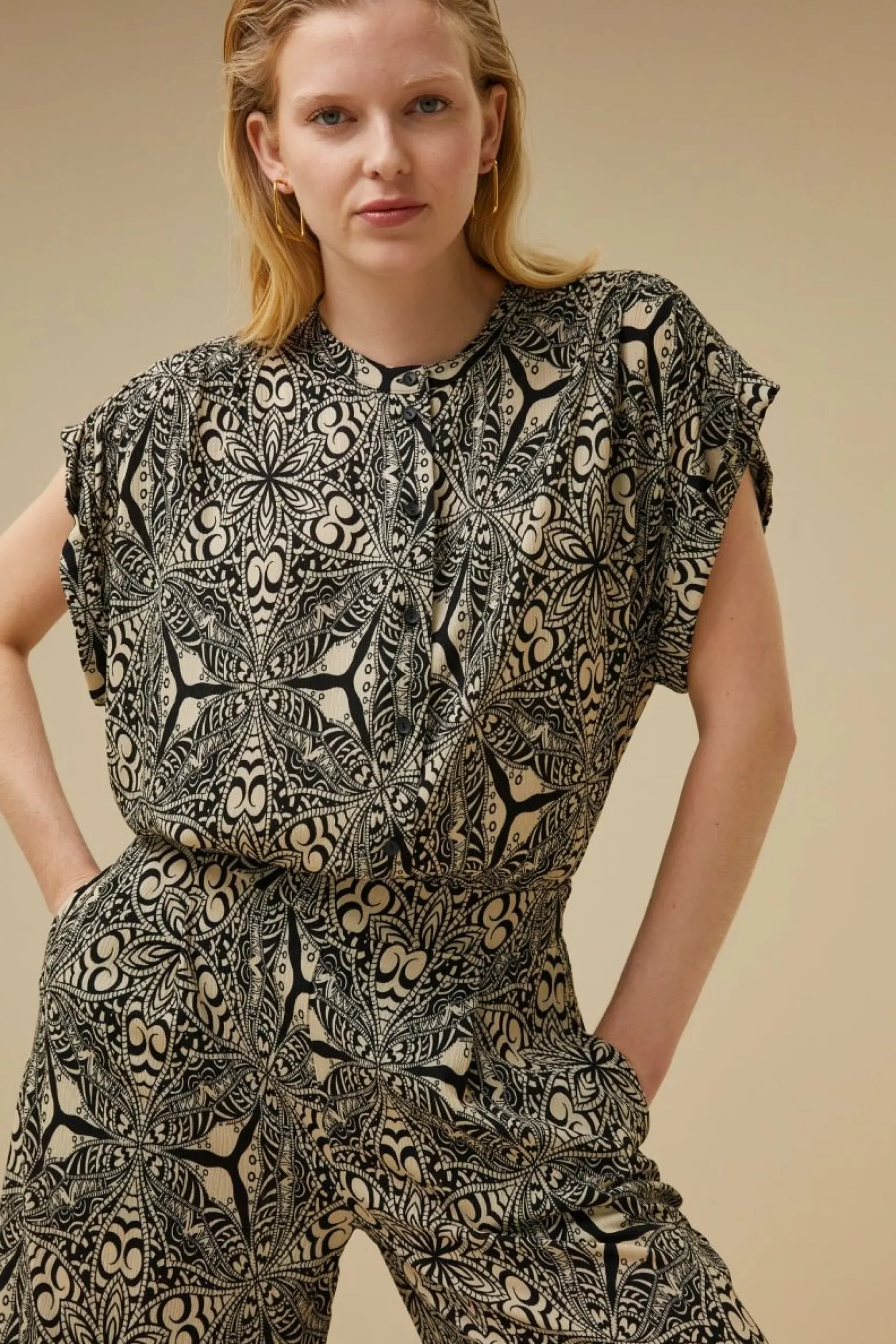 By bar Blouses<Nada Cartouche Blouse