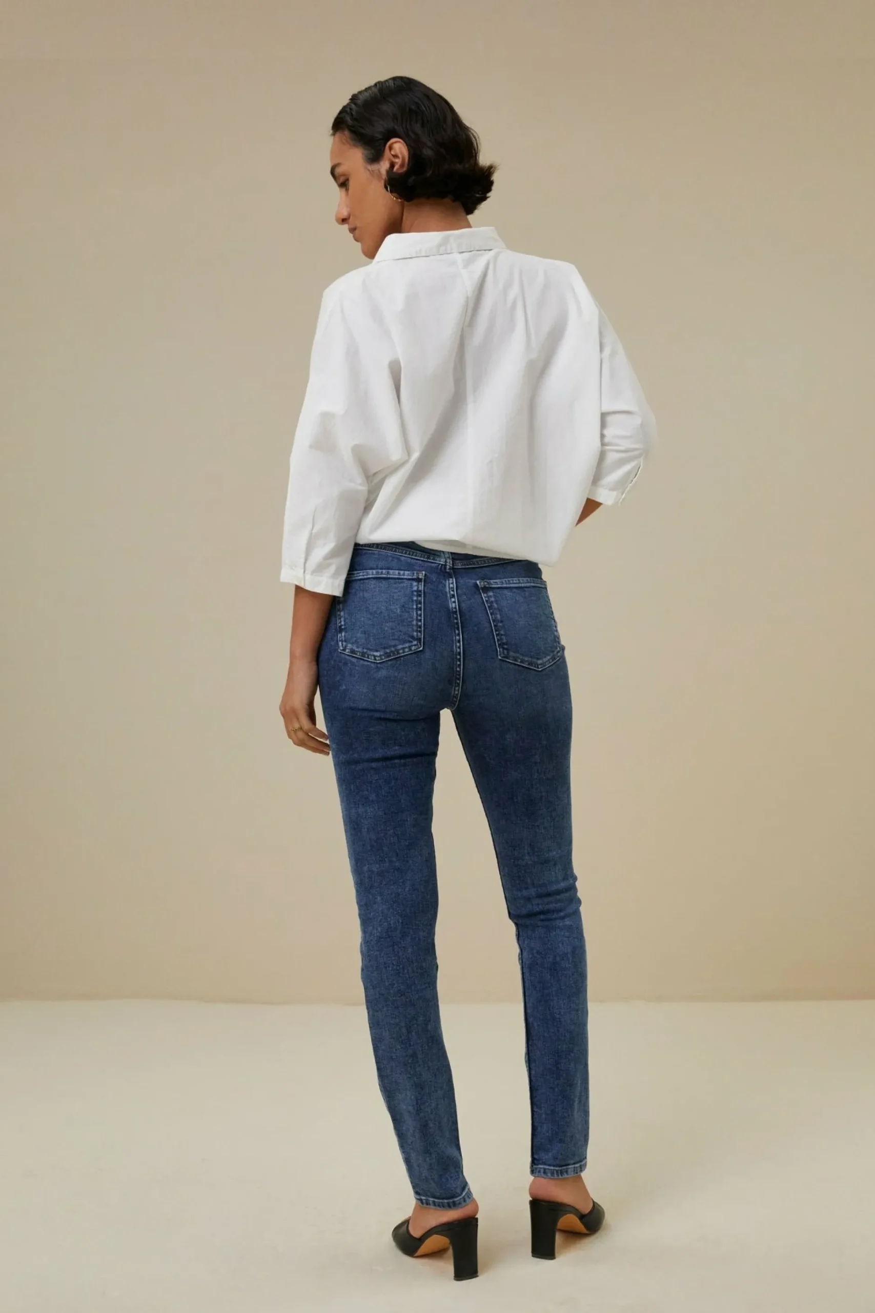 By bar Blouses<Norel Poplin Blouse
