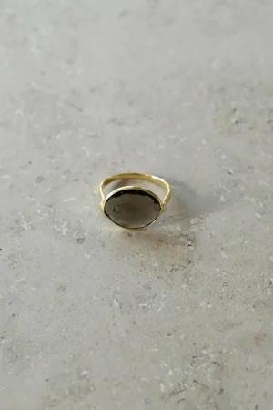 By bar Ringen<Pd Oval Ring