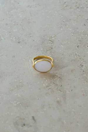 By bar Ringen<Pd Oval Ring