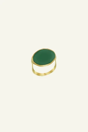 By bar Ringen<Pd Oval Ring
