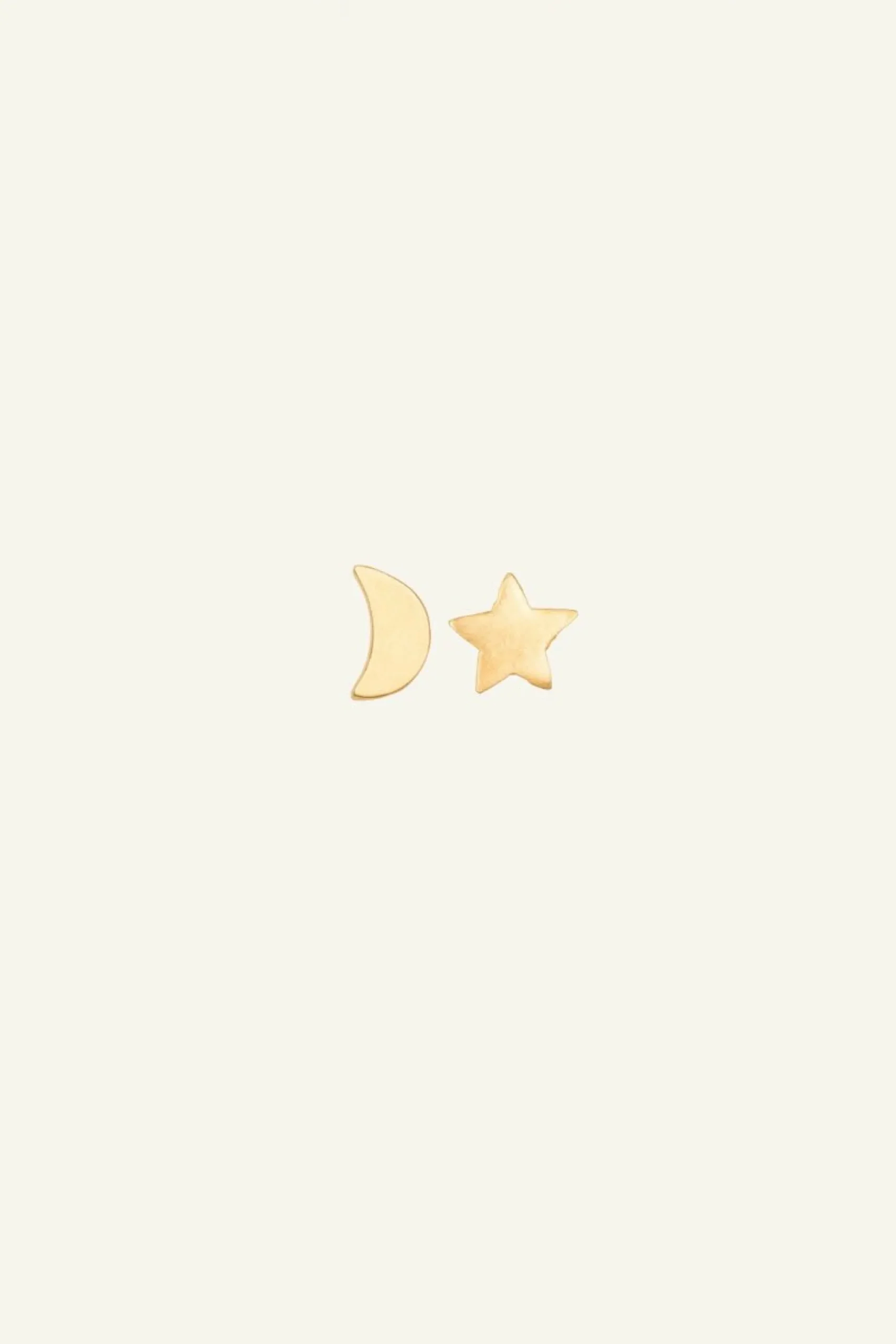 By bar Oorbellen<Pd Star And Moon