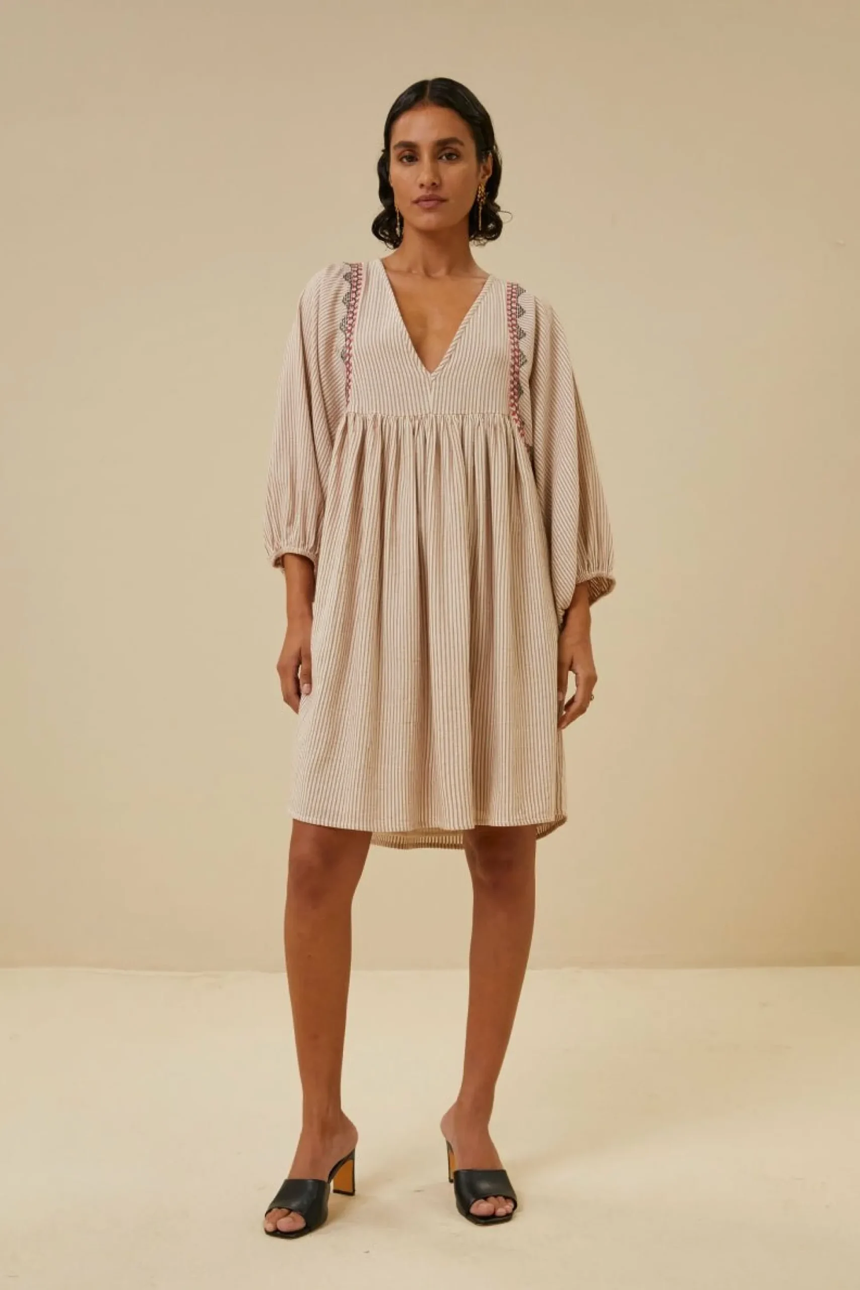 By bar Jurken<Philou Handloom Dress