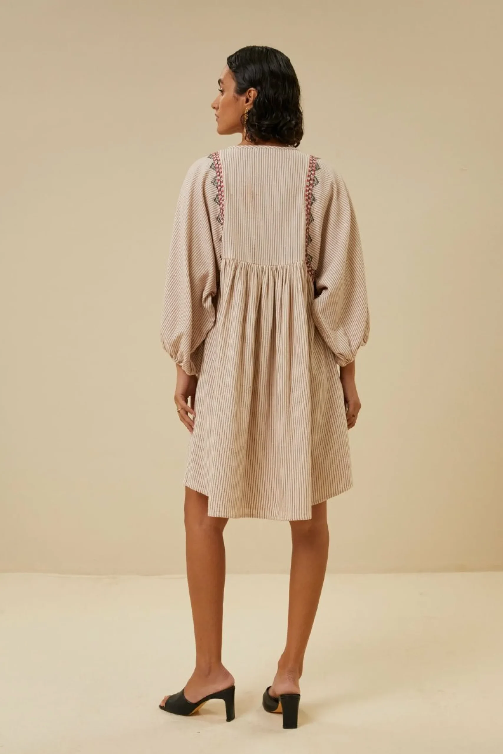 By bar Jurken<Philou Handloom Dress