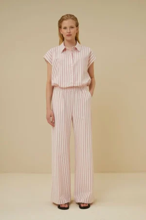 By bar Co-Ord Sets<Randy Linen Stripe Pant