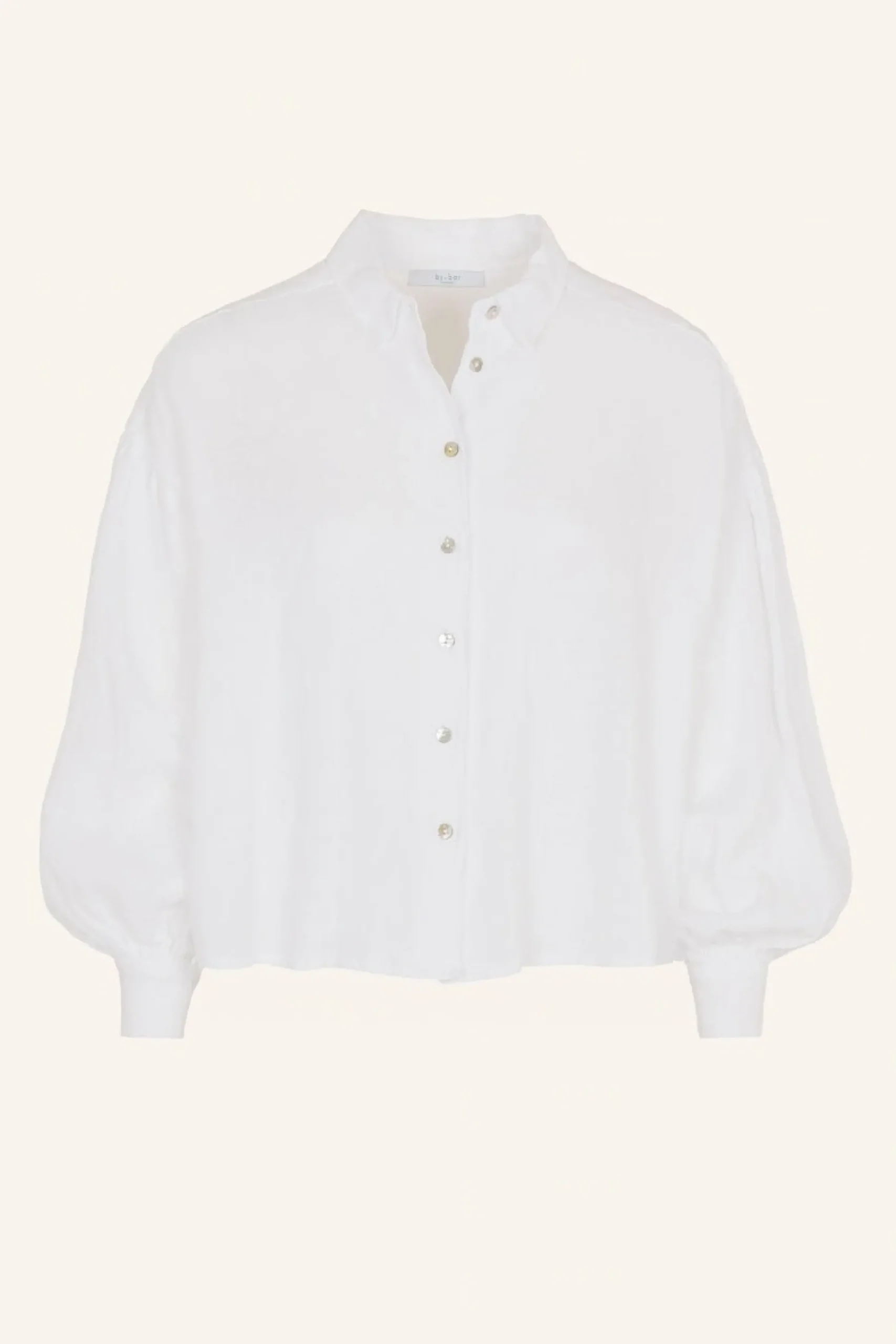 By bar Blouses<Sarah Short Linen Blouse